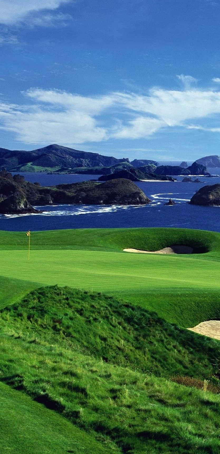 Pixel3 Kauri Cliffs Golfbana Bakgrundsbild