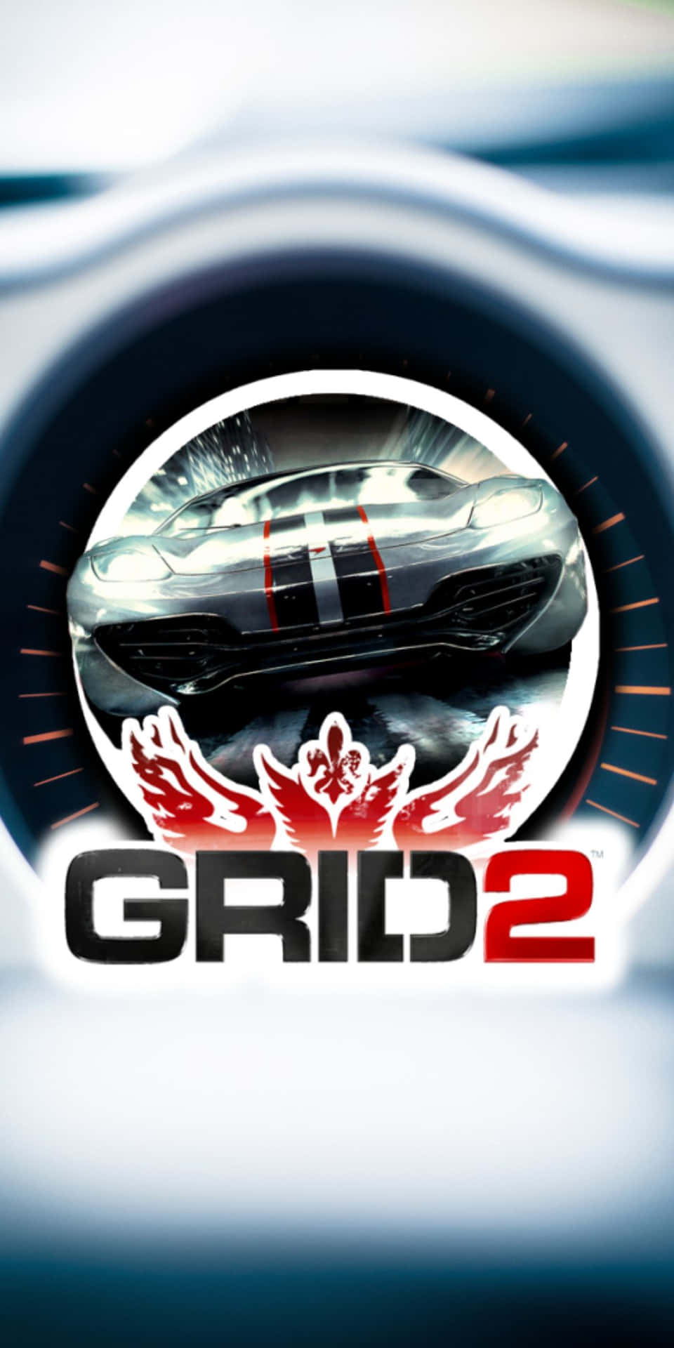Logo On Car Gauge Pixel 3 Grid 2 Background