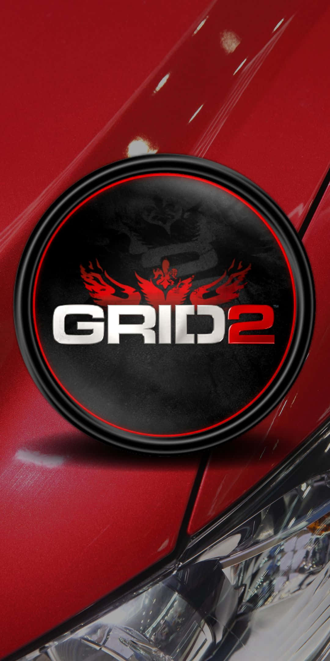 Logo On Car Hood Pixel 3 Grid 2 Background