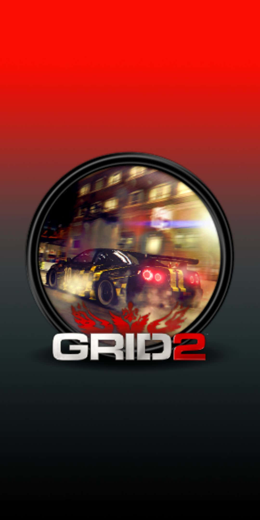 Black And Red Gradient Pixel 3 Grid 2 Background