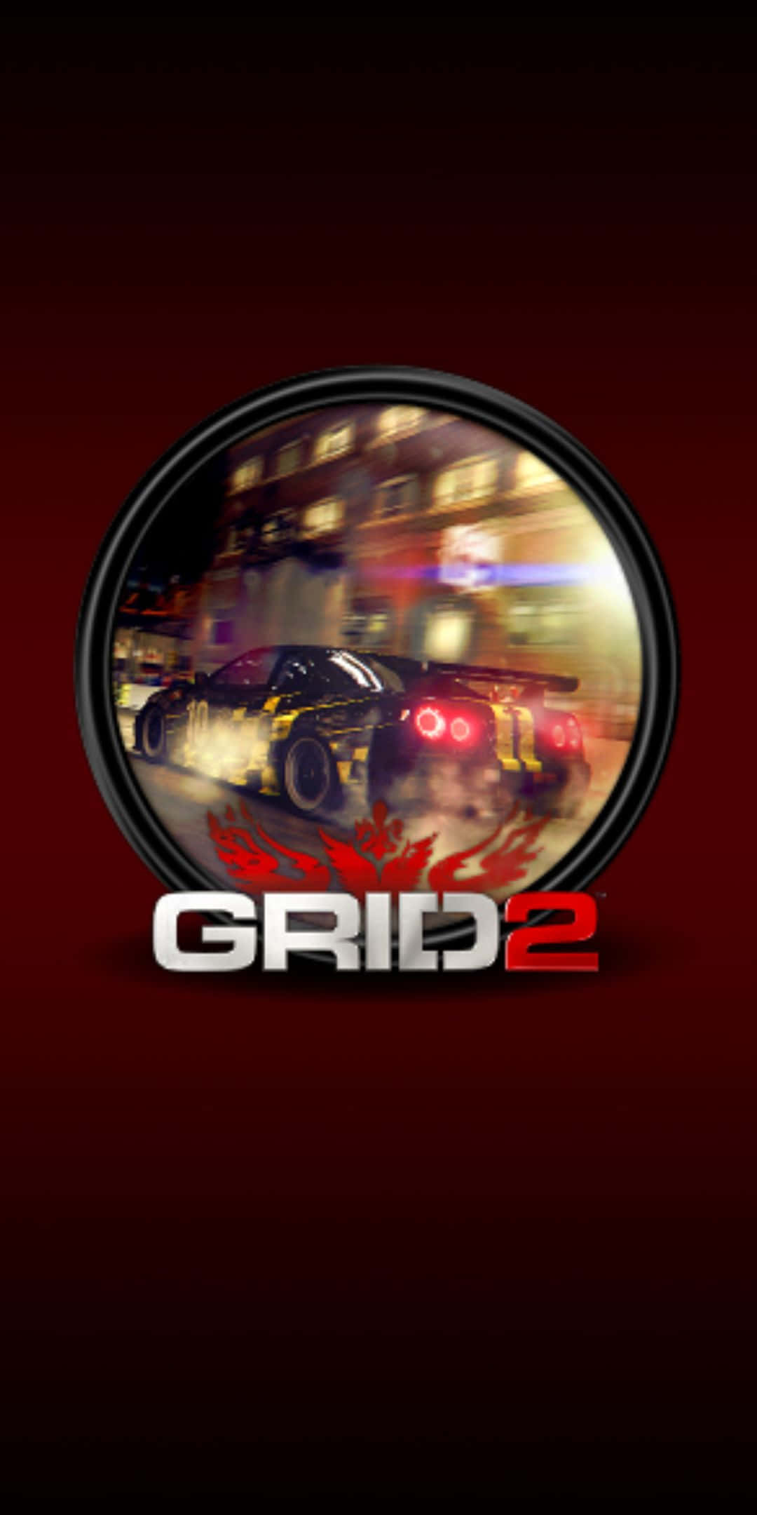 Dark Red Pixel 3 Grid 2 Background