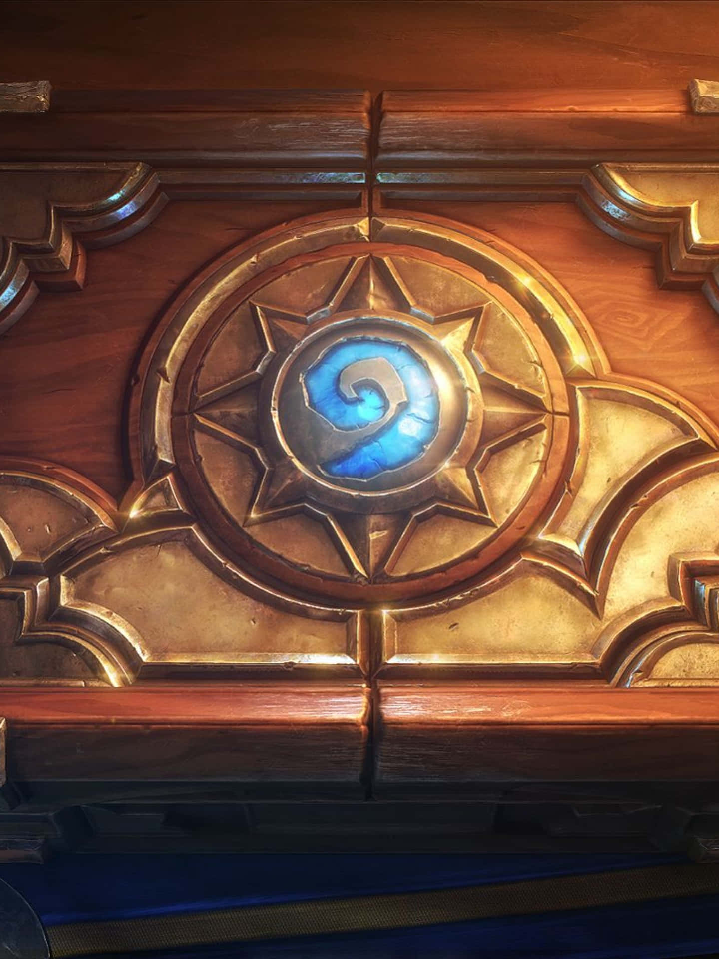 A digitally rendered Pixel 3, streaming the popular card game, Hearthstone