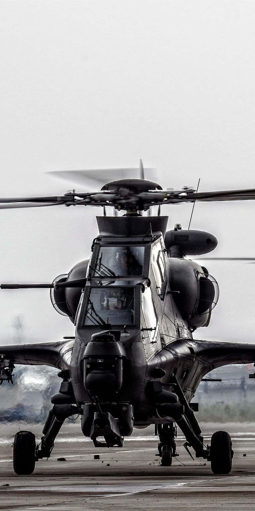 Black Caic Z-10 Pixel 3 Helicopter Background