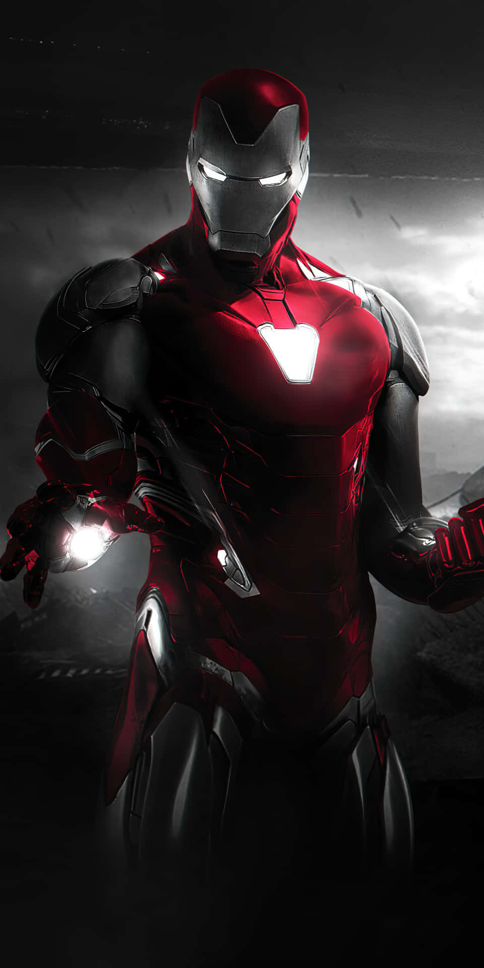 Pixel3 Iron Man Endgame Fanart Bakgrundsbild.