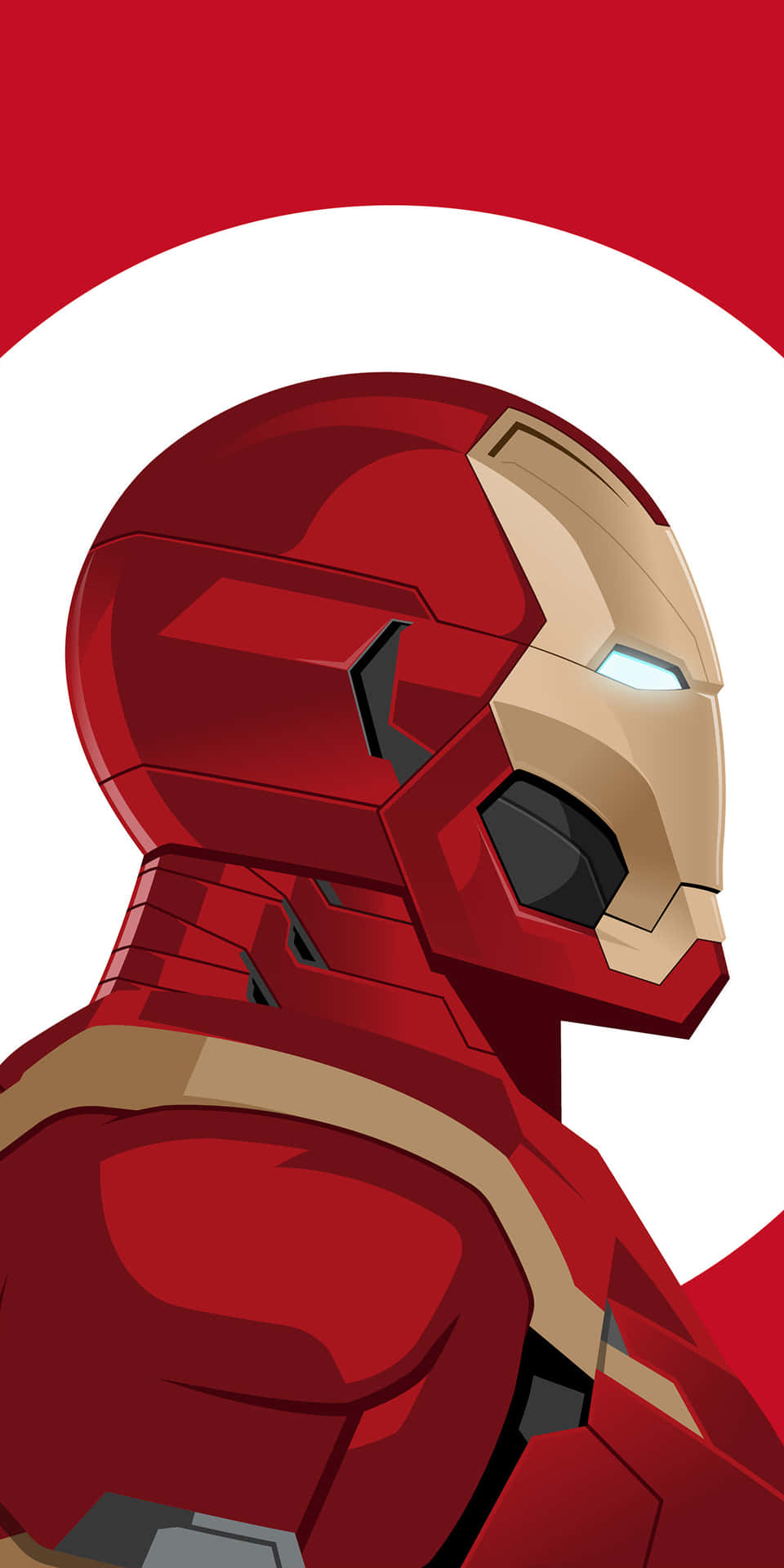 Pixel 3 Iron Man Red Background