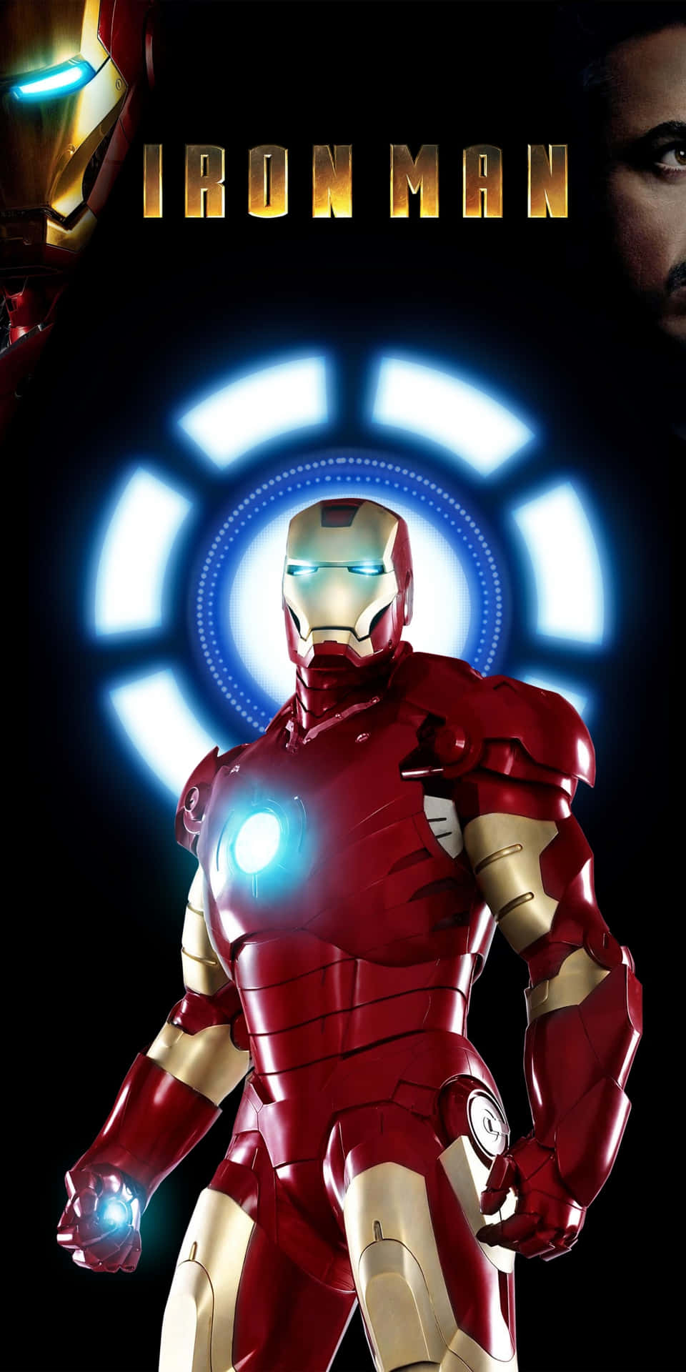 Pixel3 Iron Man Fan Poster Bakgrundsbild