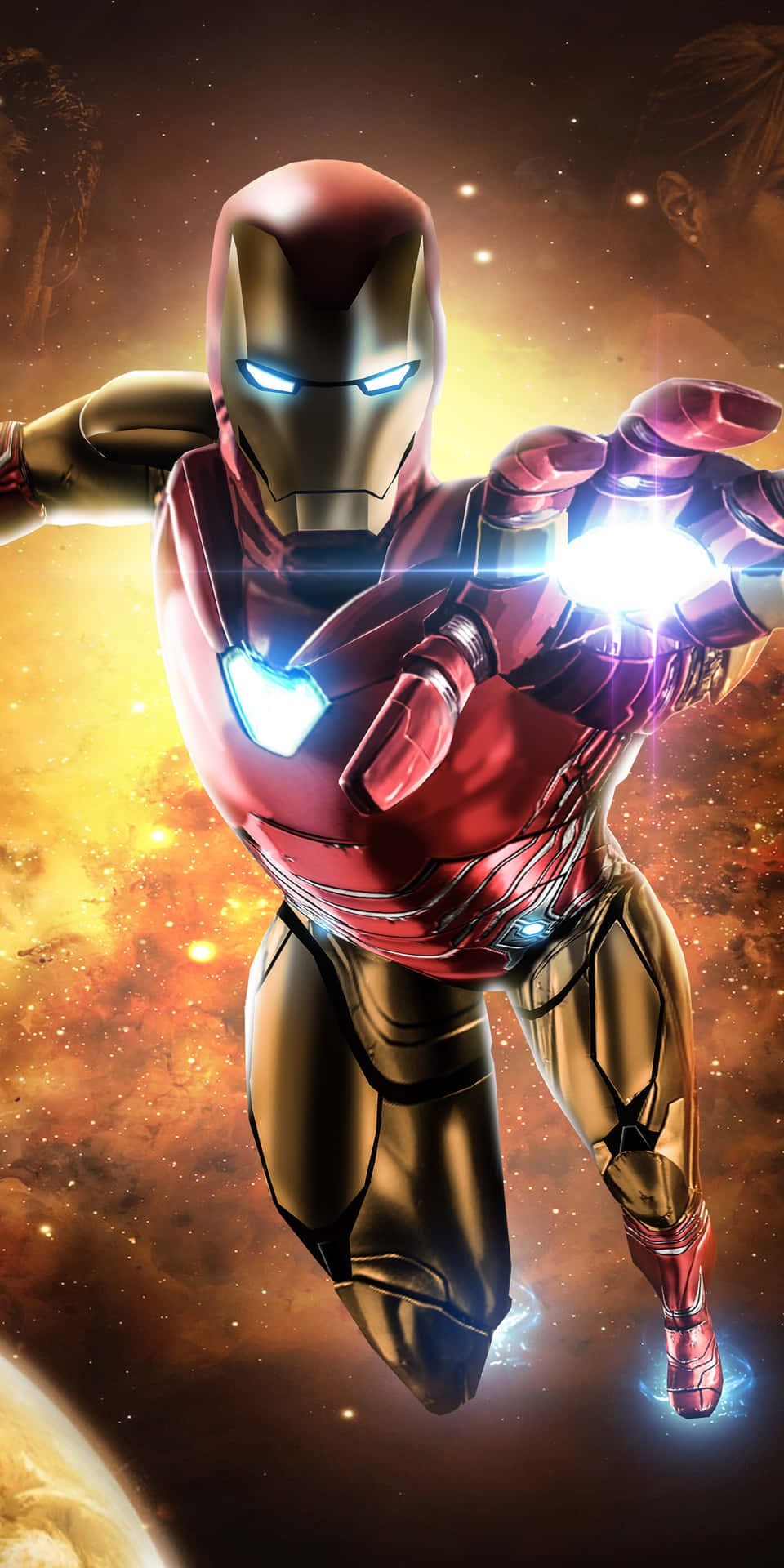 Pixel3 Iron Man Weltraum Hintergrund