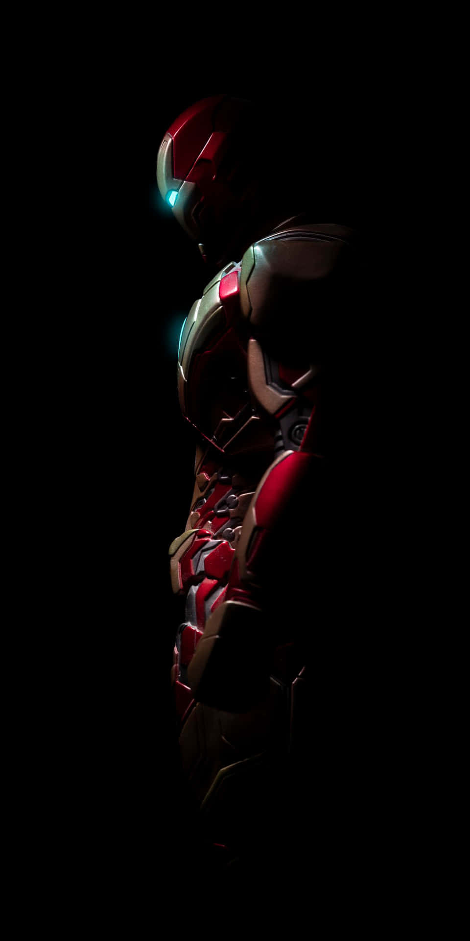 Pixel 3 Iron Mand Mørk Baggrund