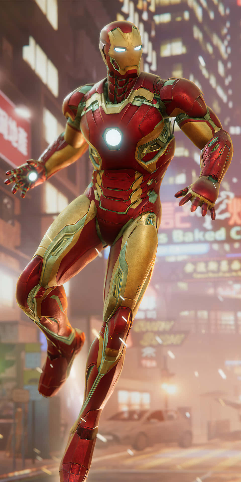 Pixel3 Hintergrund Des Iron Man Ar-spiels