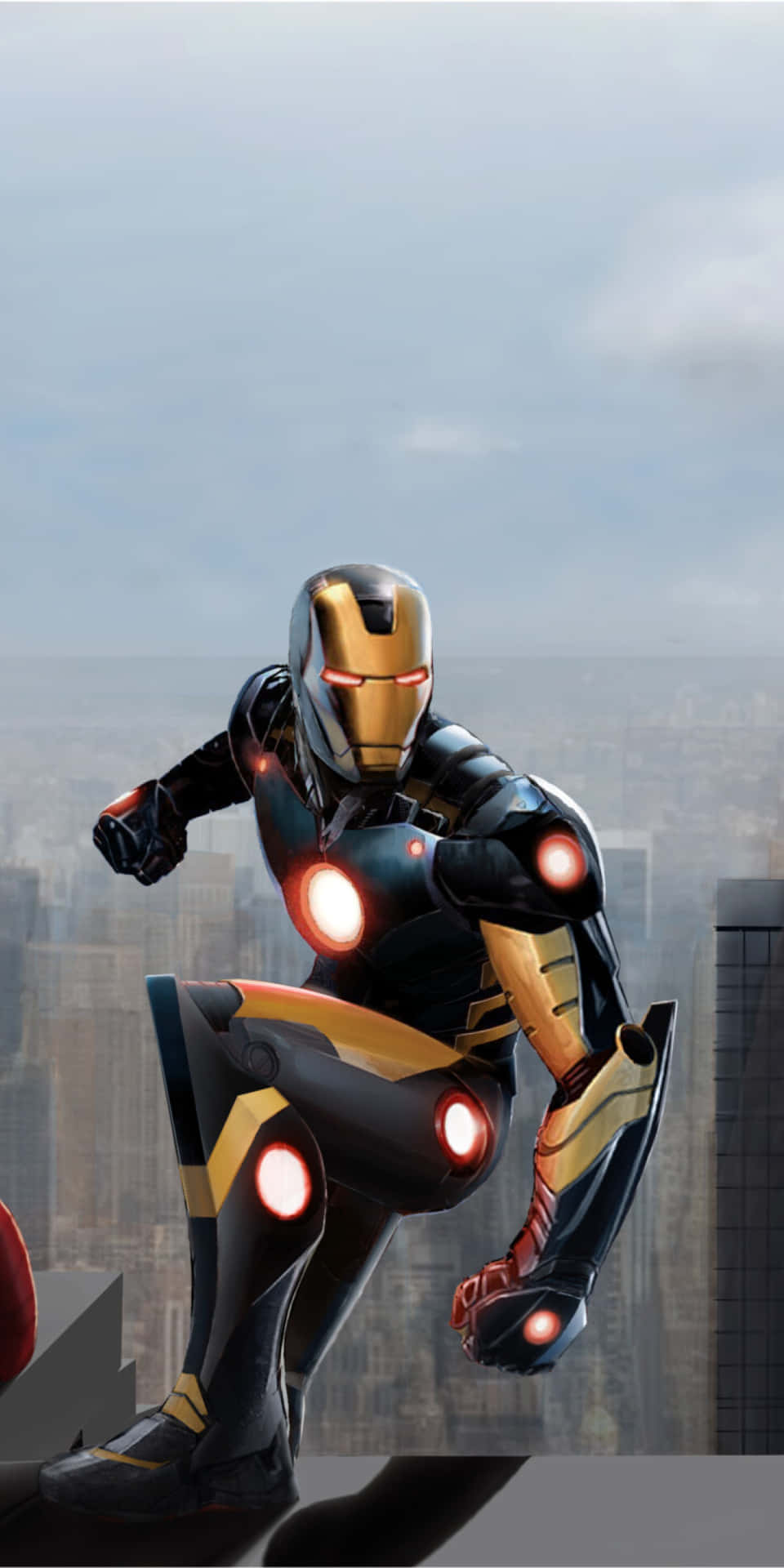 Pixel3 Iron Man Battle Lines Bakgrund.