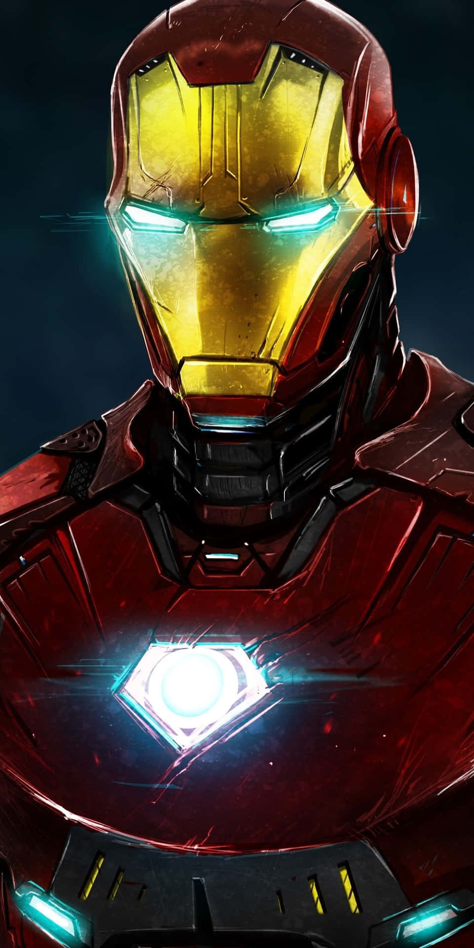 Pixel3 Iron Man Gemälde Hintergrund