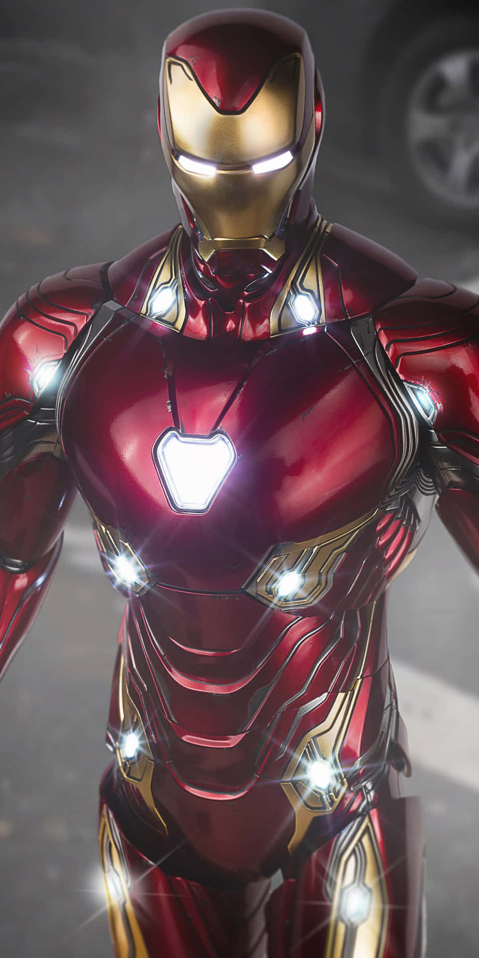 Pixel3 Iron Man Mark 50 Vordergrund-hintergrundbild