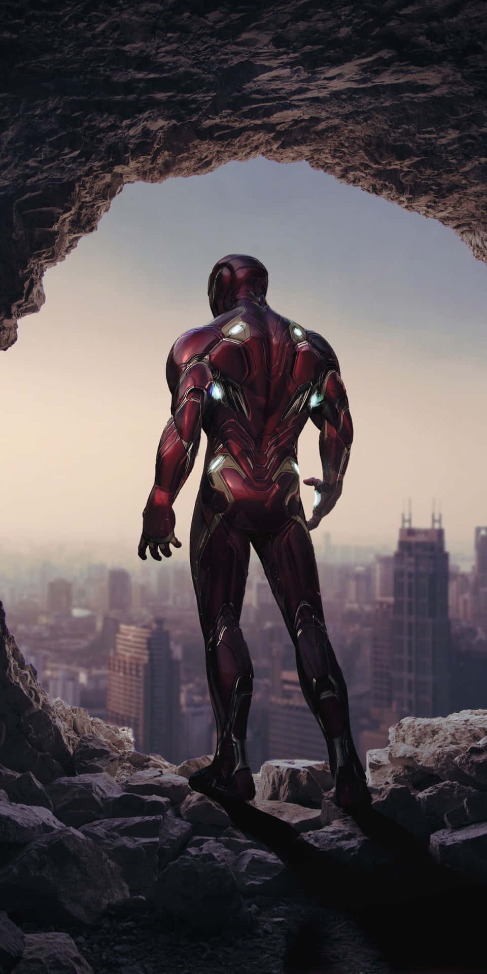 Pixel 3 Iron Man Cave Background