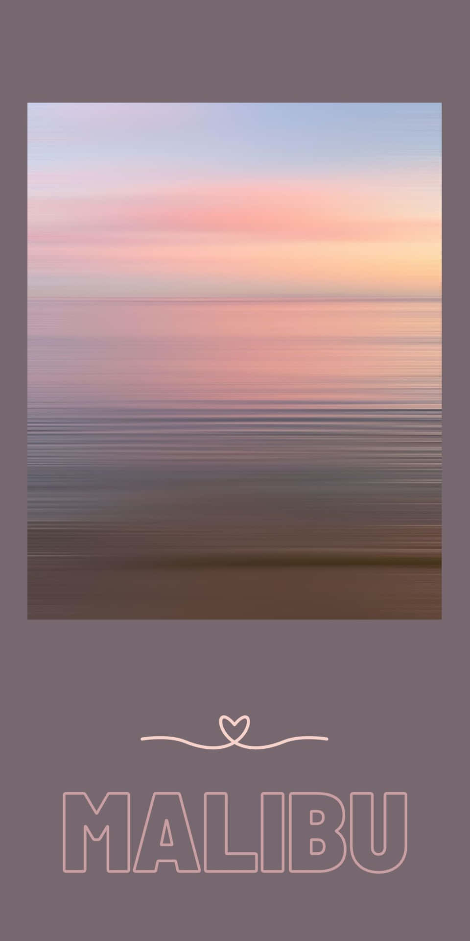 Leuchtendesrosa Meer Pixel 3 Malibu Hintergrund