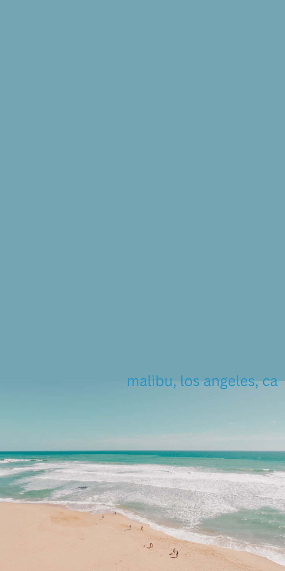 Weißerstrand Pixel 3 Malibu Hintergrund