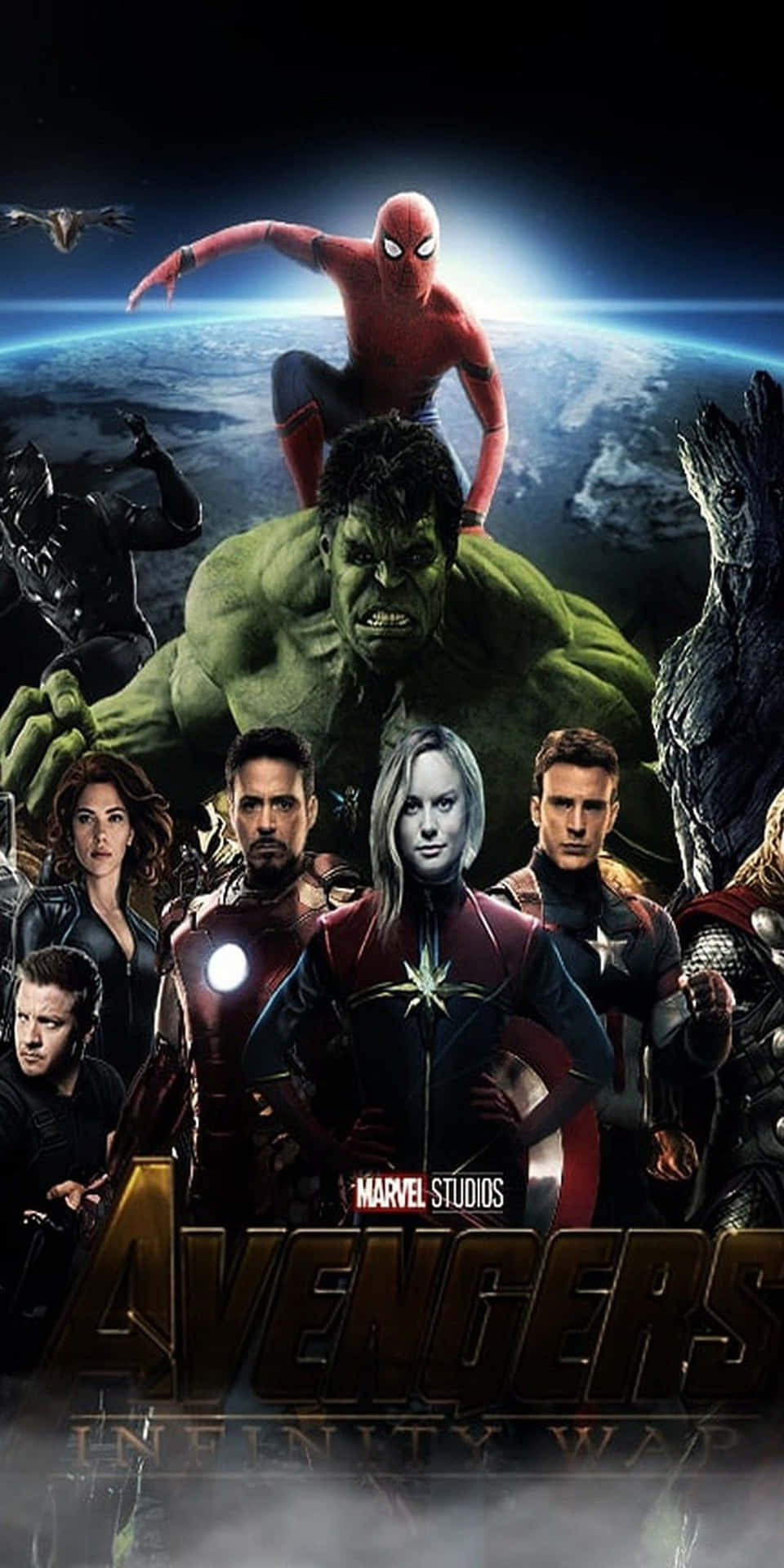 Hjältarpixel 3 Marvels Avengers Bakgrundsbild.