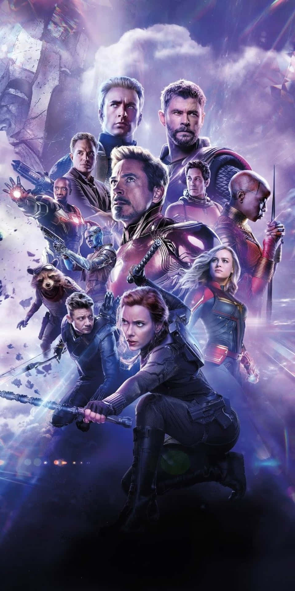 Endgame Purple Pixel 3 Marvel's Avengers Background