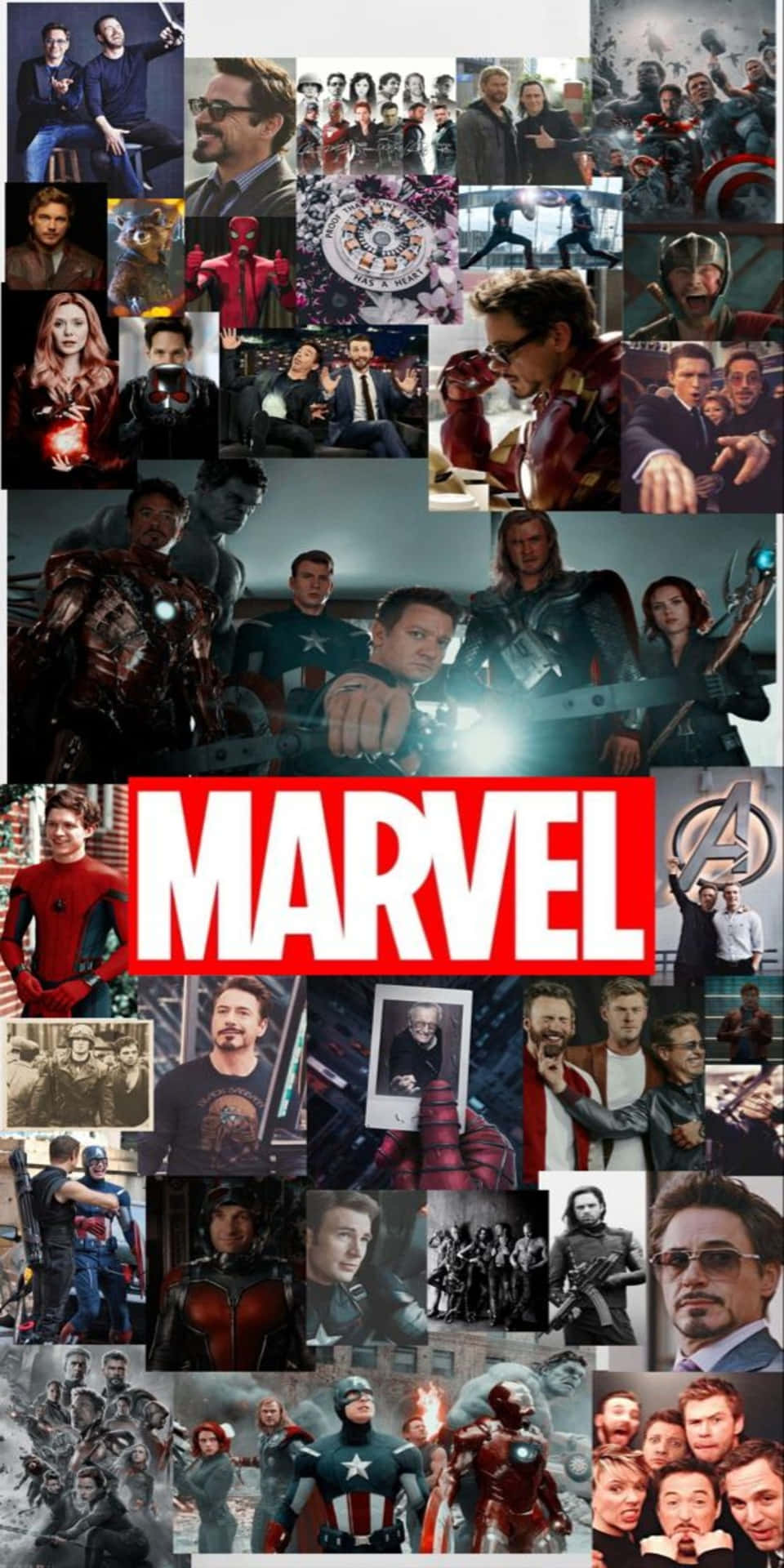 Collagepixel 3 Bakgrund Med Marvels Avengers.