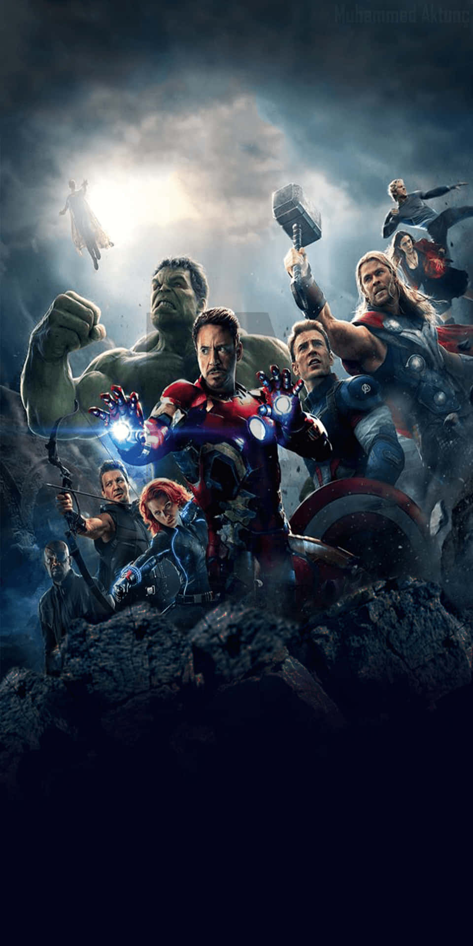 Åldernav Ultron Pixel 3 Marvel's Avengers Bakgrund