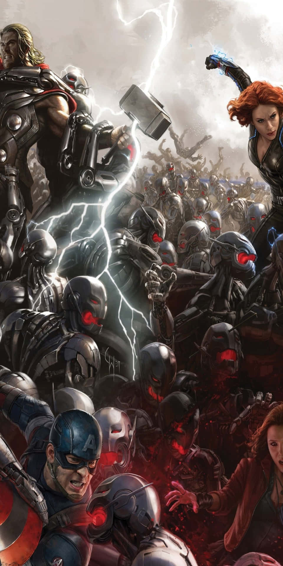 Ultronpixel 3 Marvel's Avengers Bakgrund.