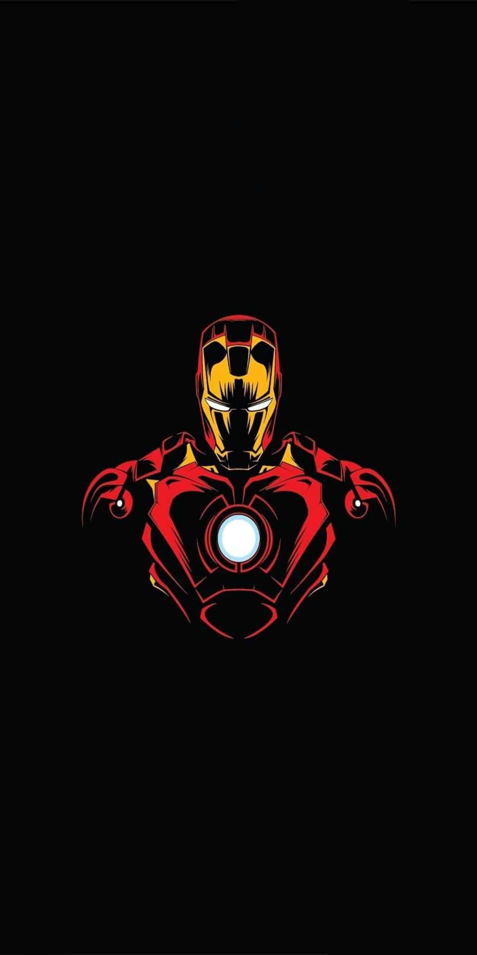 Ironman Svart Pixel 3 Marvel's Avengers Bakgrund.