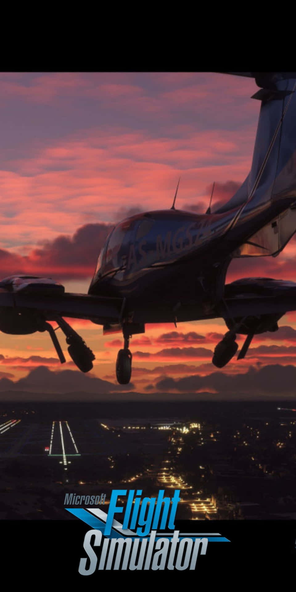 Utforskahimlen Med Microsoft Flight Simulator På Pixel 3 Som Tapet.