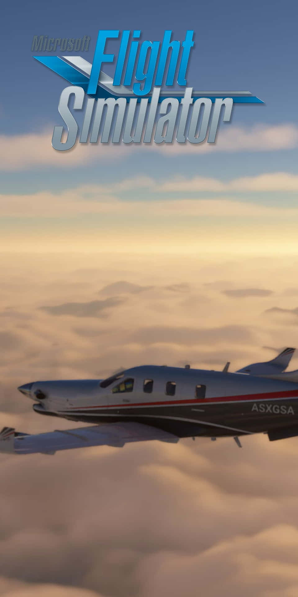 Immaginemicrosoft Flight Simulator: Portare Il Pixel 3 Tra Le Nuvole.