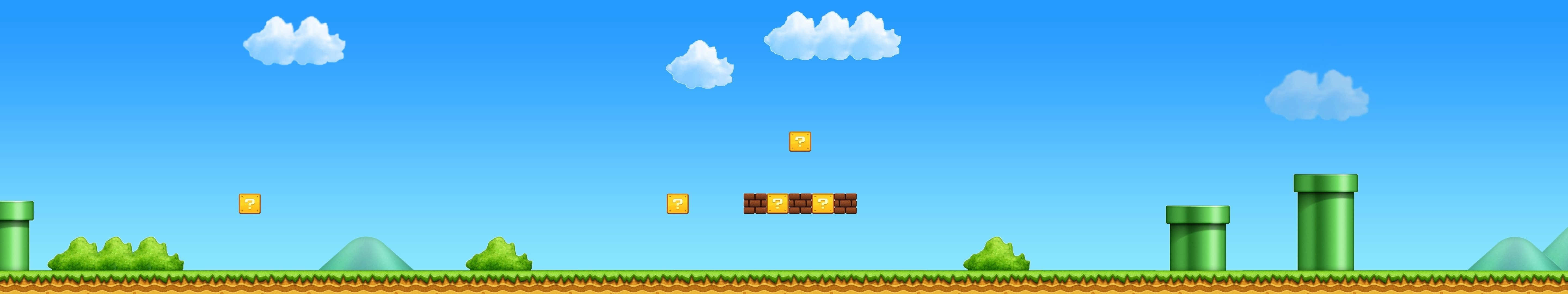 Einfachessuper Mario World Als Hintergrundbild Für Den Pixel 3 Monitor