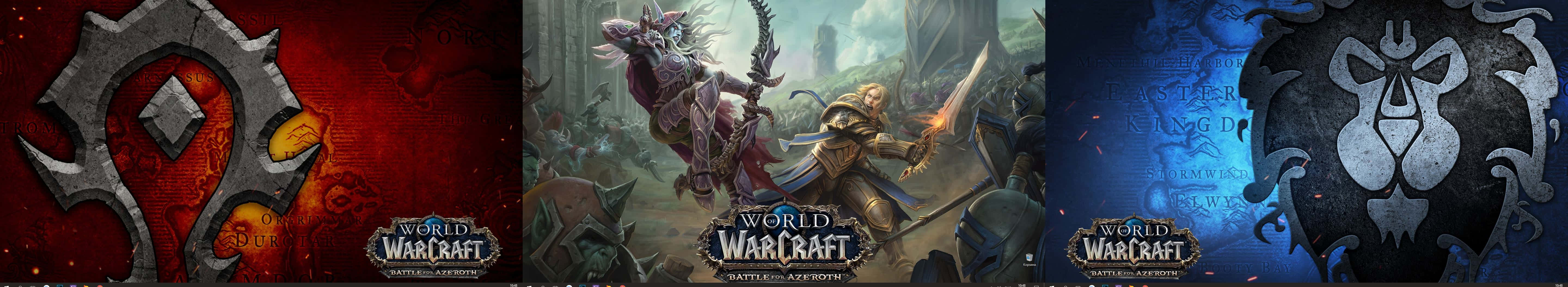 Meravigliososfondo Per Monitor Pixel 3 Del Mondo Di Warcraft.