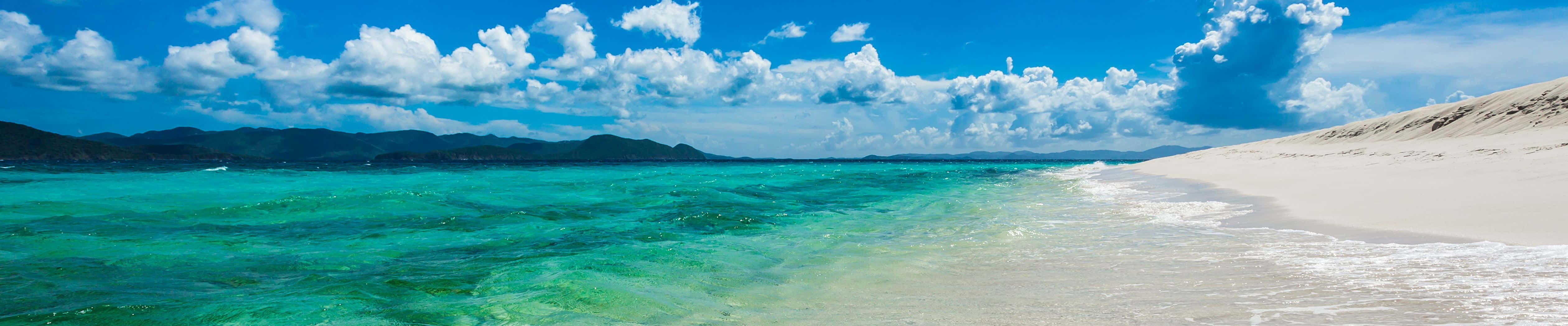 Faszinierendessandy Cay Als Hintergrundbild Für Den Pixel 3 Monitor