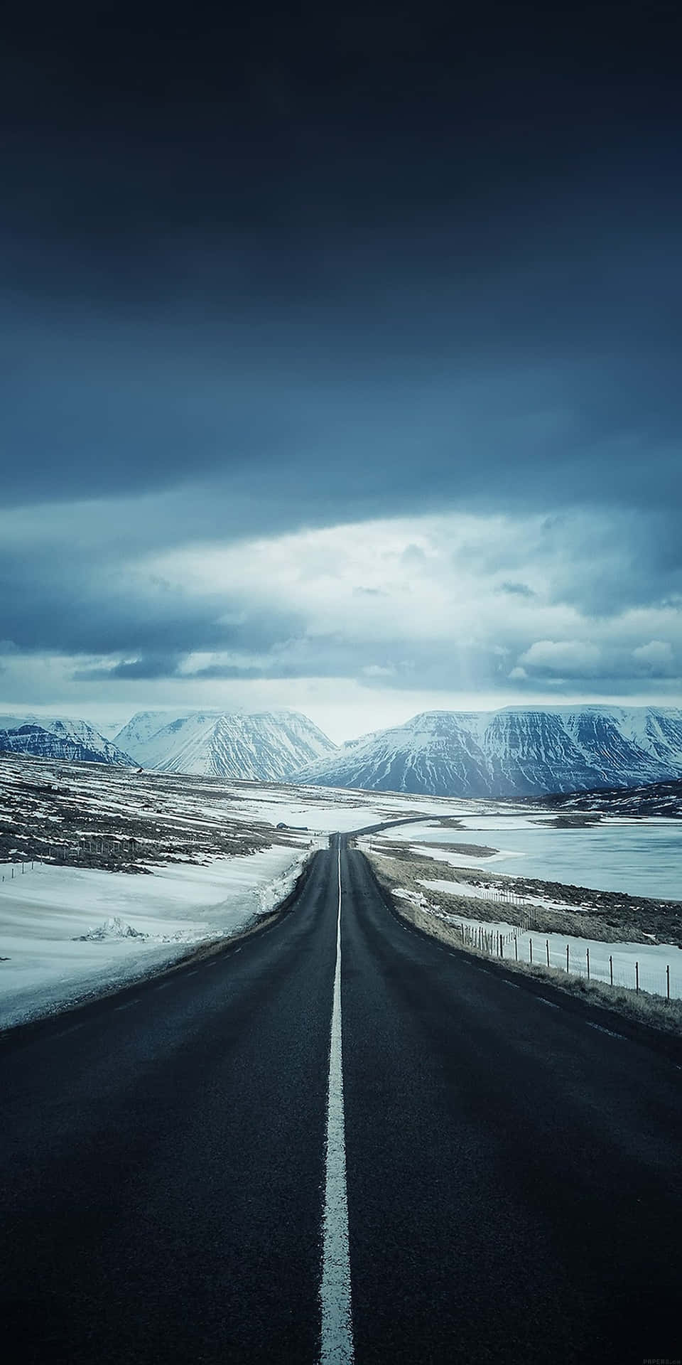 Pixel 3 Nature Background Road Snow