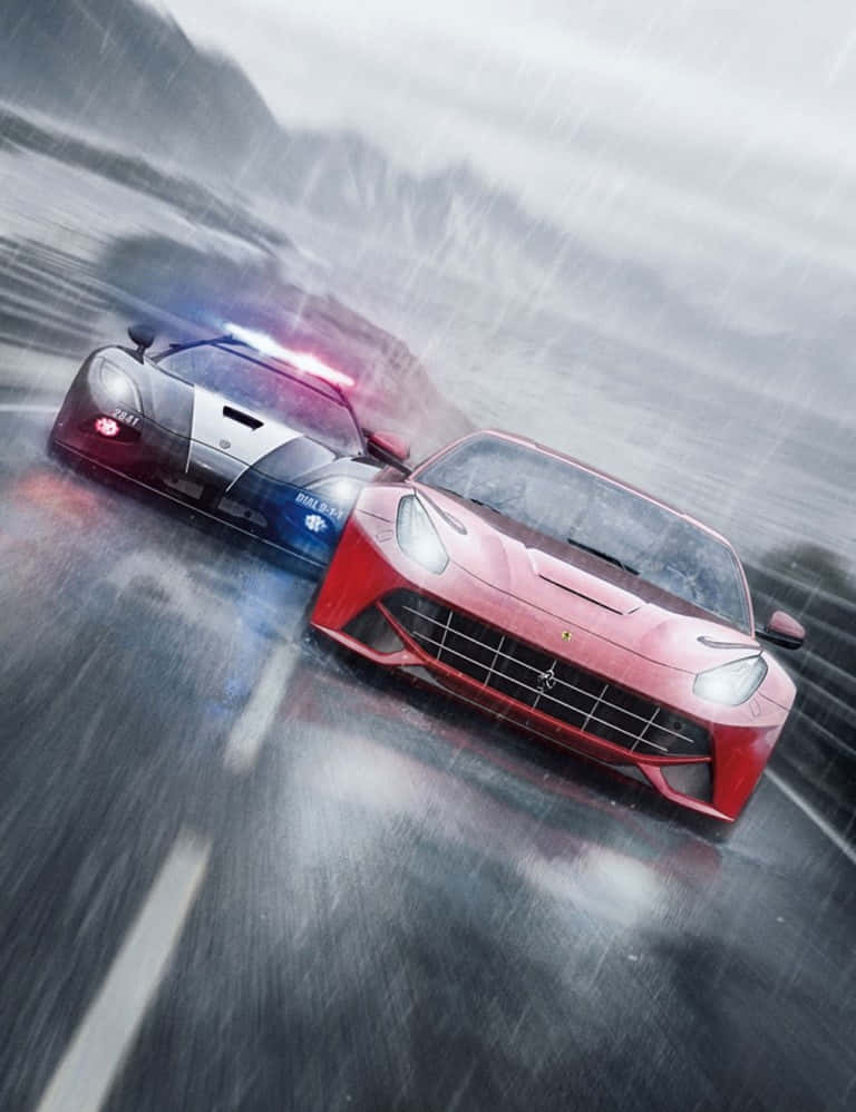 Pixel 3 Need For Speed Background Police Chase In The Rain 768 x 998 Background
