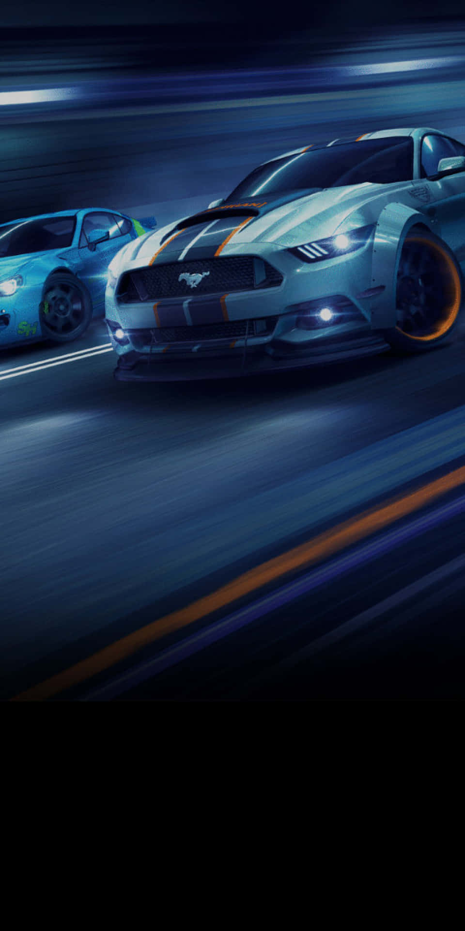Pixel 3 Need For Speed Background White With Black Stripes Car Racing
