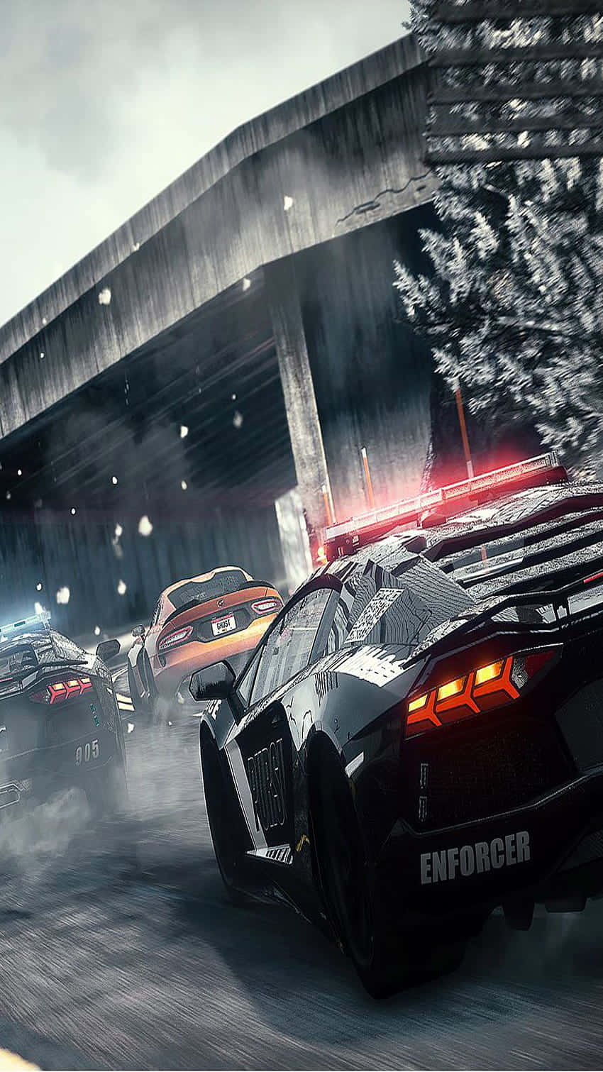 Sfondoper Pixel 3 Need For Speed - Auto Da Polizia Sportiva