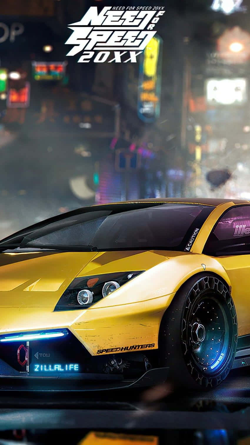 Fondode Pantalla Para Pixel 3: Lamborghini Amarillo En Need For Speed.
