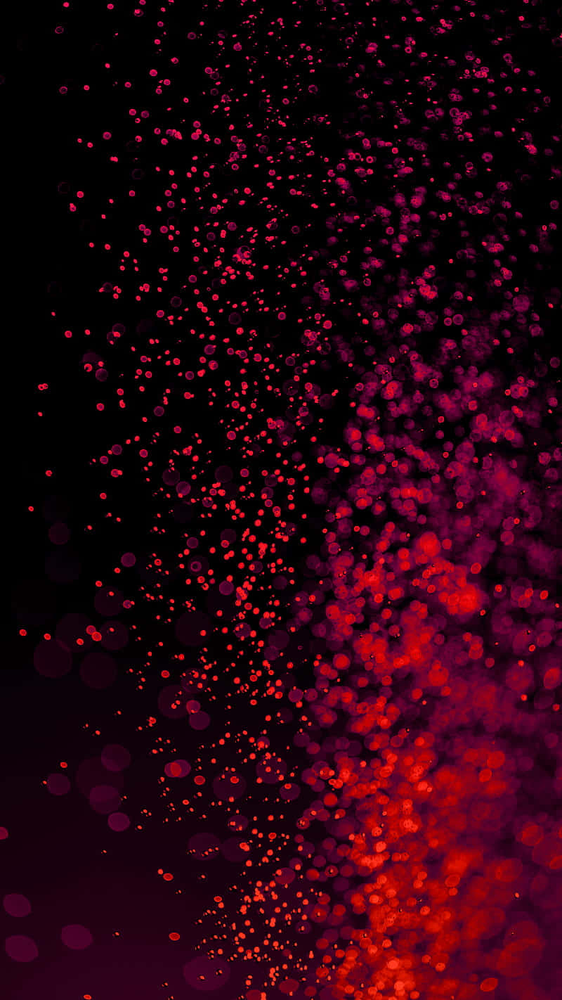 Rödfärgspray Pixel 3 Oled-bakgrund.