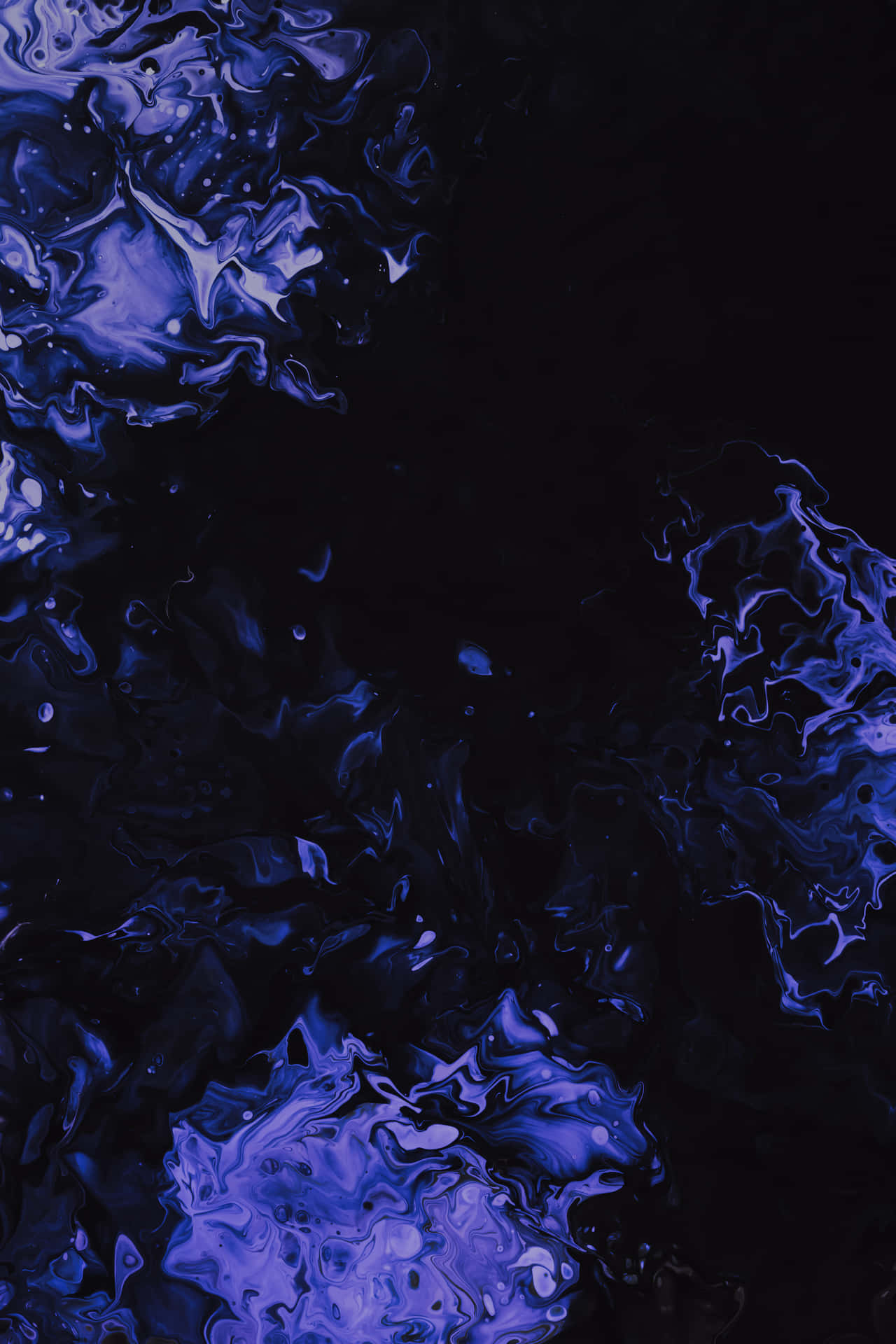 Blaueabstrakte Kunst Pixel 3 Oled Hintergrund