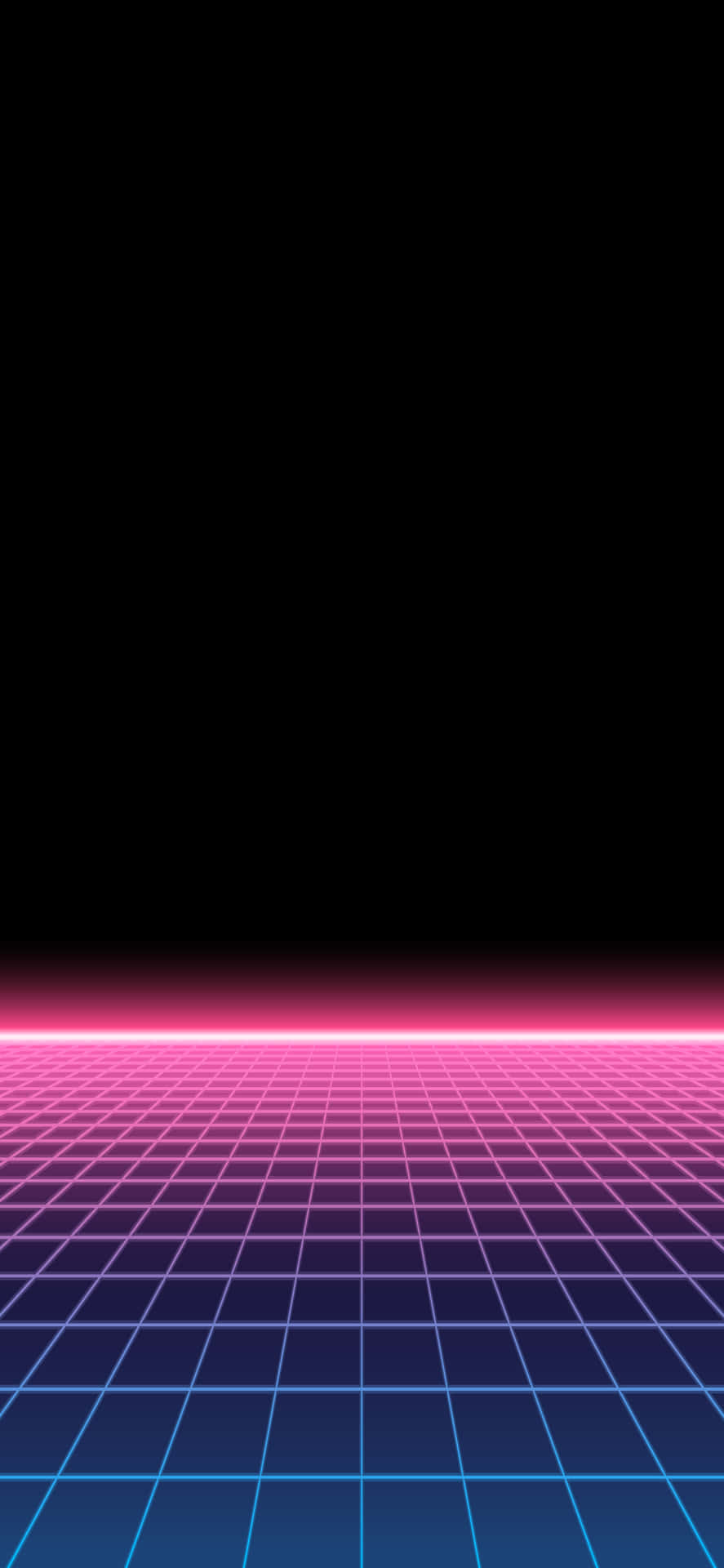 Färgglattsynthwave Pixel 3 Oled-bakgrundsbild.