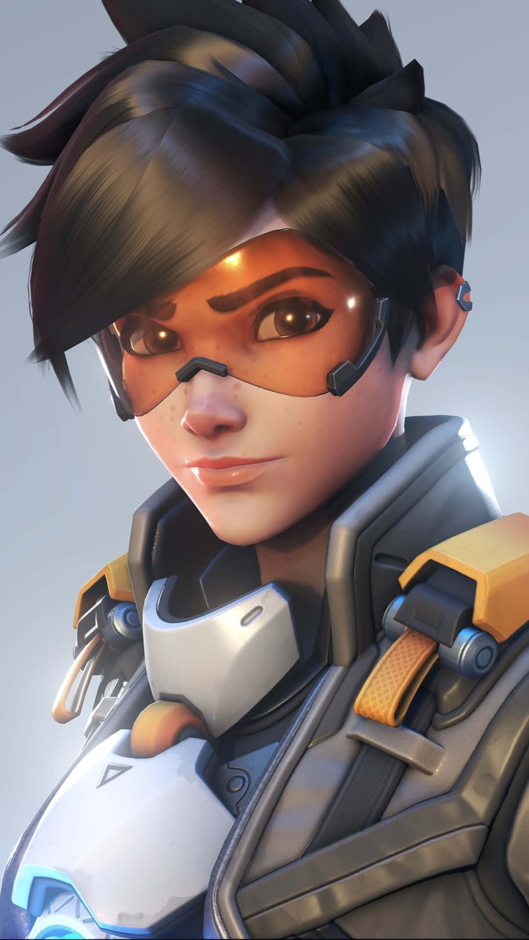Pixel 3 Overwatch Background Tracer Face Profile Background