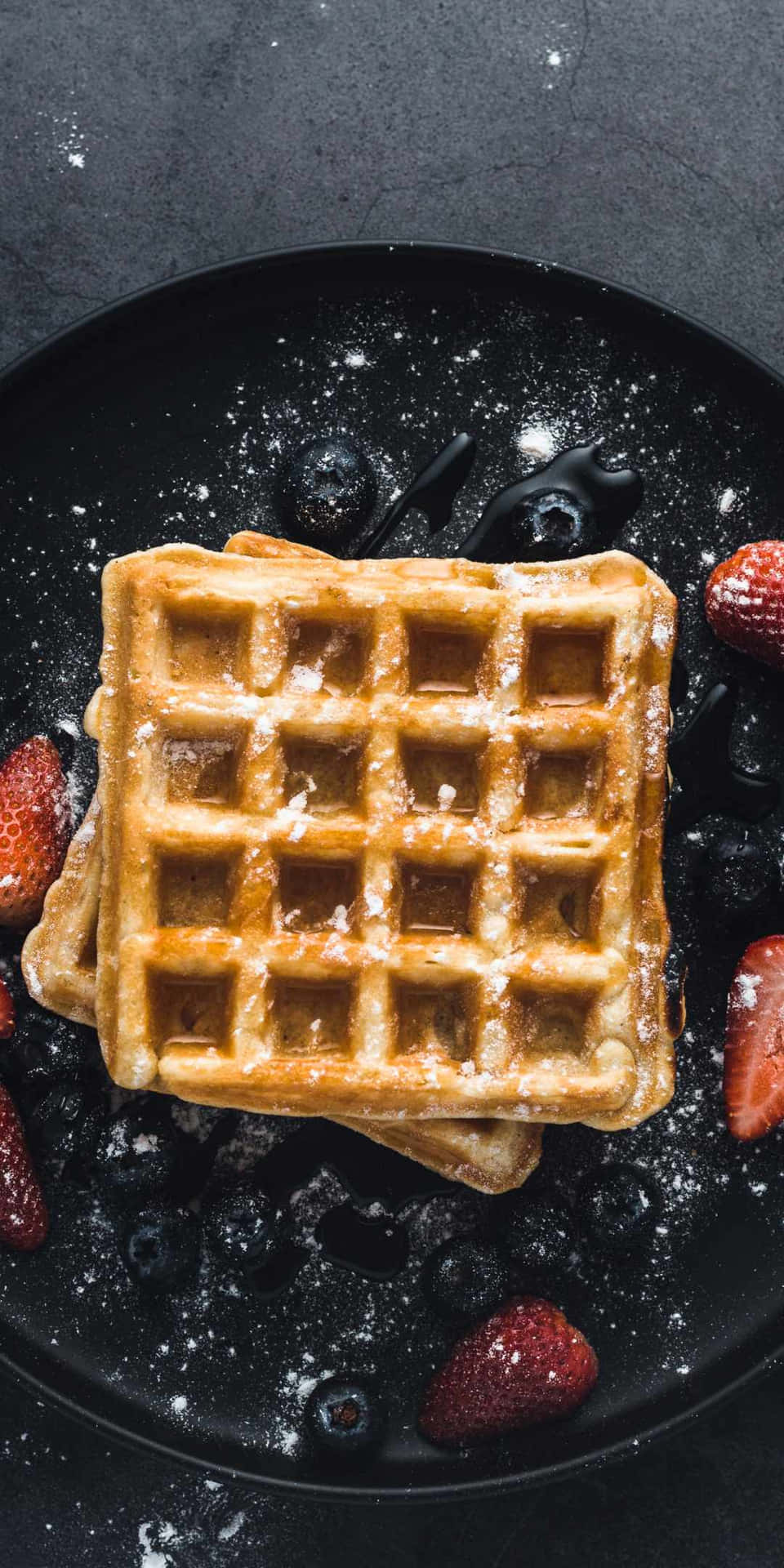 Pixel 3 Pastries Background Waffles