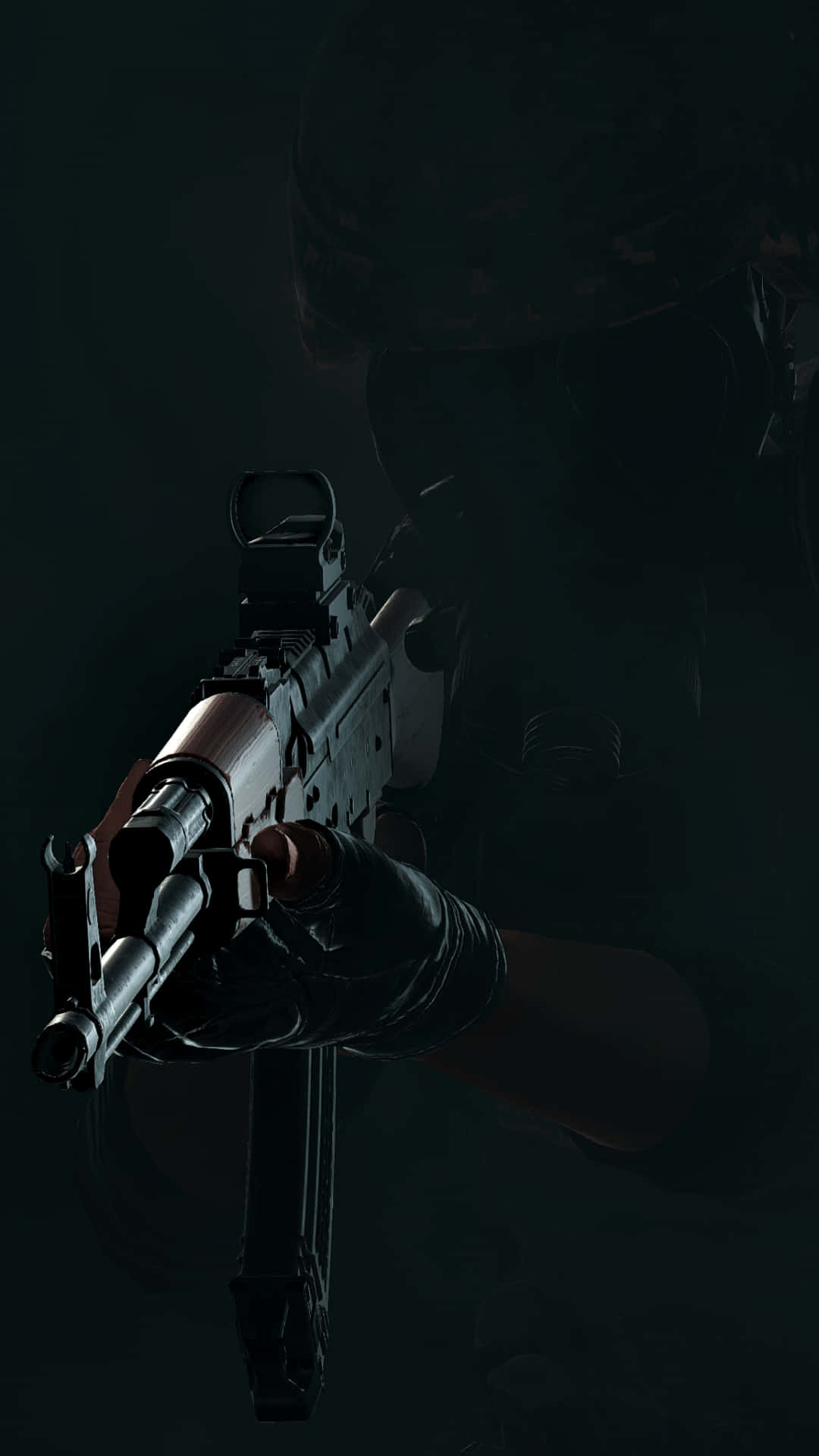 Portrait Gun Riffle Pixel 3 Playerunknown's Battlegrounds Black Background