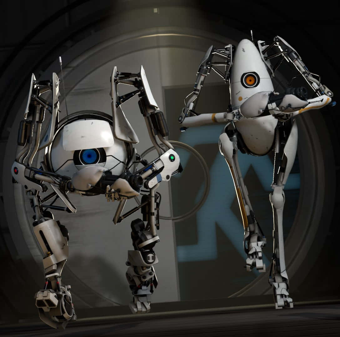 (pixel 3 Portal 2 Wallpaper Robot Arms)