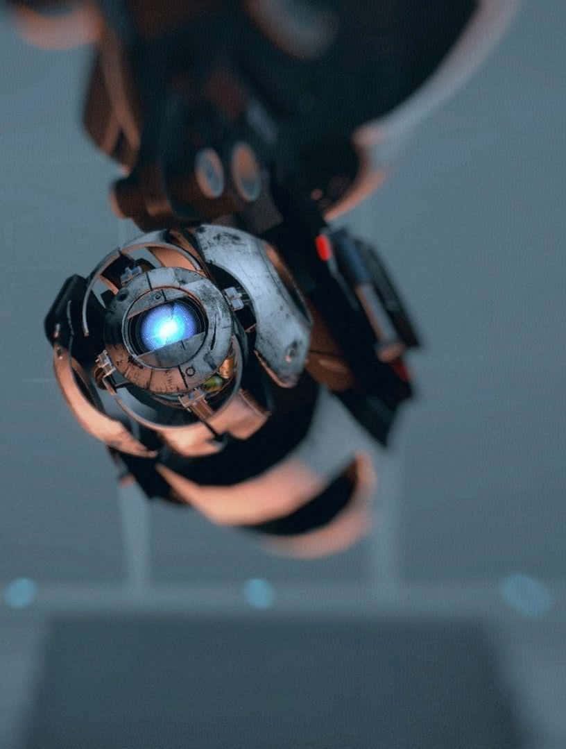 Sfondopixel 3 Portal 2 Luce Blu