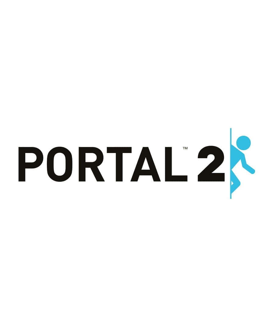 Sfondodi Pixel 3 Di Portal 2 Con Poster Bianco