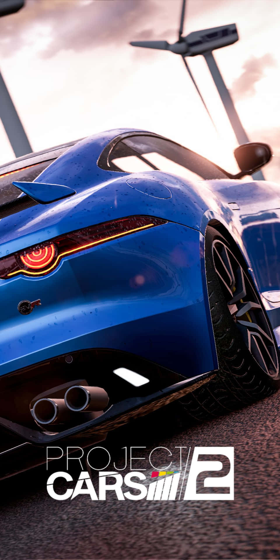 Fondode Pantalla De Un Ford Gt Azul 2016, Pixel 3, Project Cars 2.