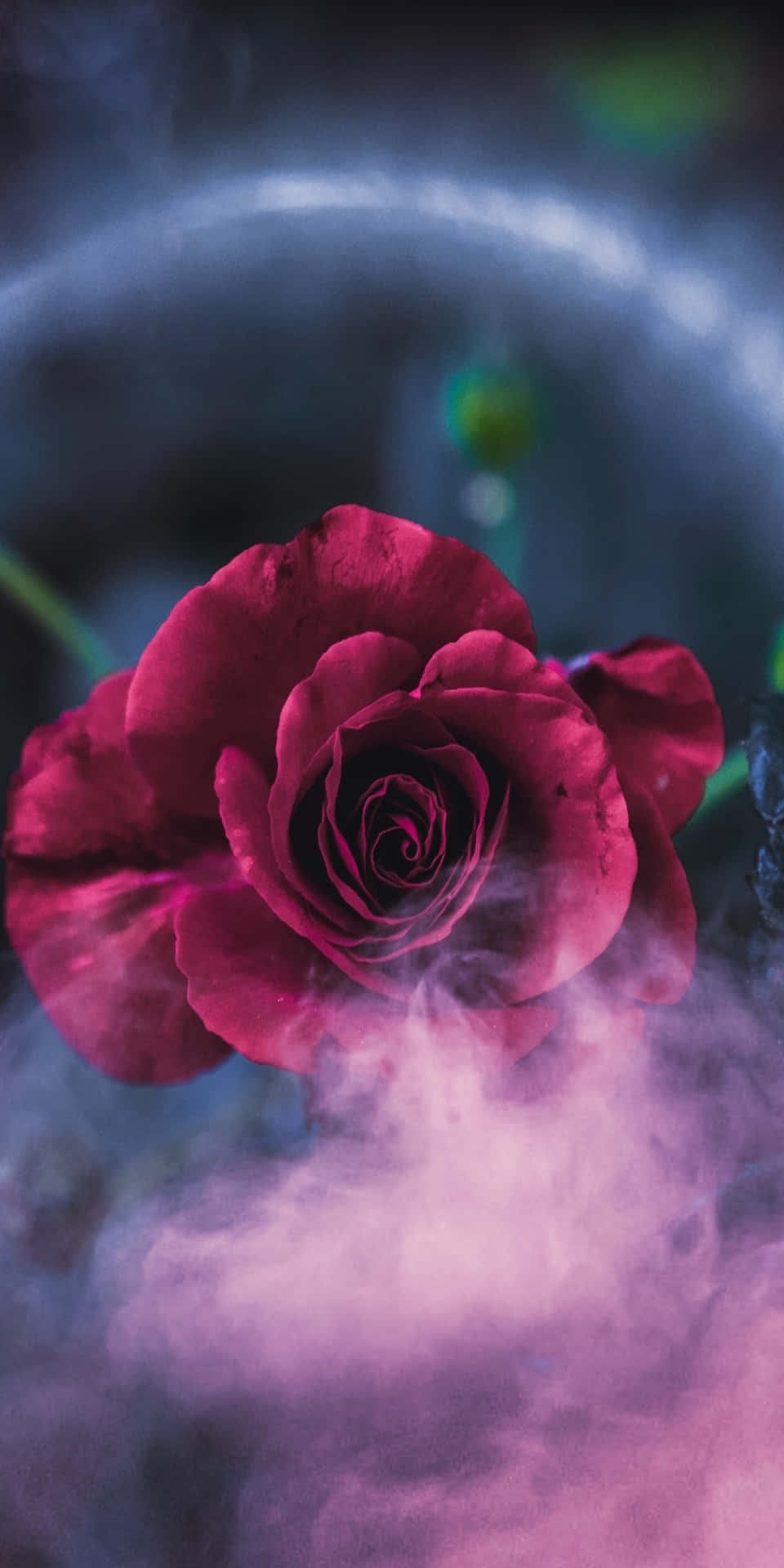 Pixel 3 Pink Smoke Rose Background