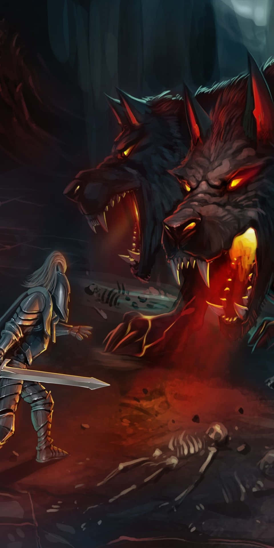 Fire Dragon Pixel 3 Runescape Background