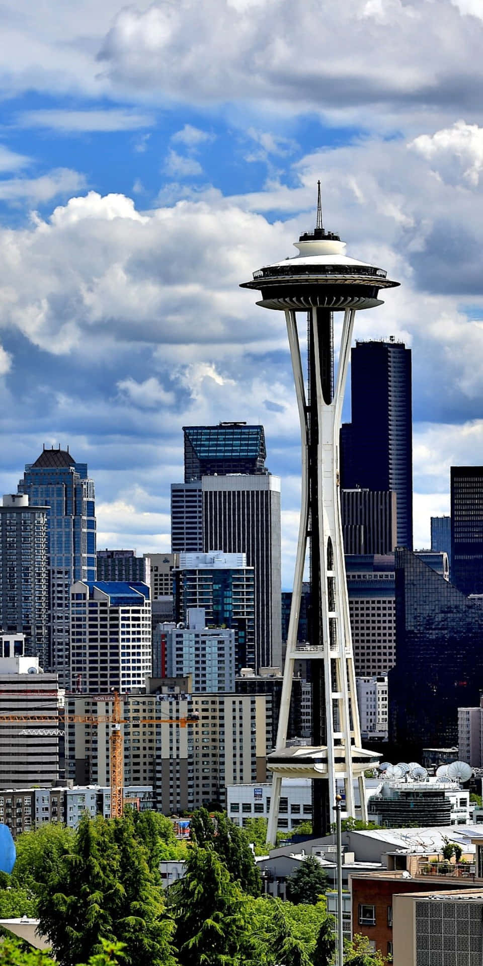 “Udsigt over Seattle skyline med den nye Pixel 3”
