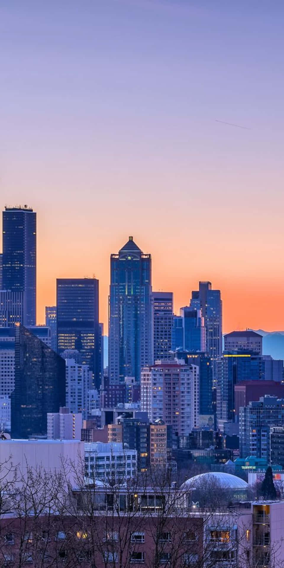 Se skønheden af Seattle og udover med Pixel 3 Tapet.