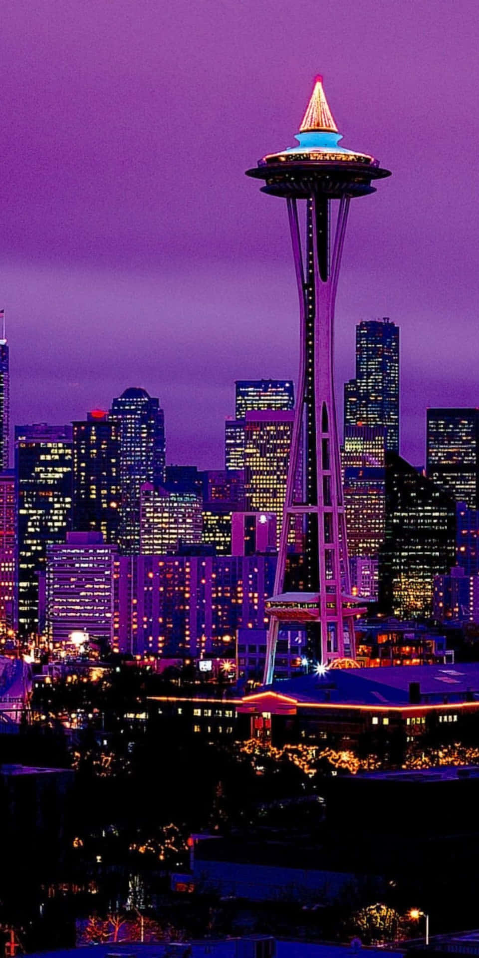 DNyd det vidunderlige udsigt over Seattle fra toppen af Space Needle i Pixel 3D.